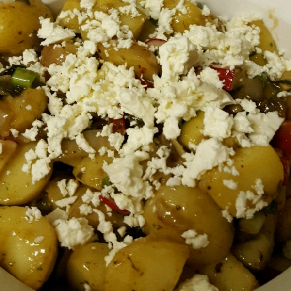 Roasted Potato Salad with Balsamic Dressing