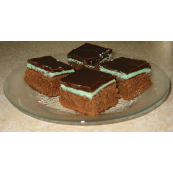 Crème de Menthe Bars