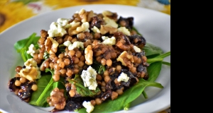 Fig and Gorgonzola Israeli Couscous Salad