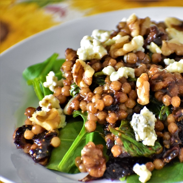 Fig and Gorgonzola Israeli Couscous Salad