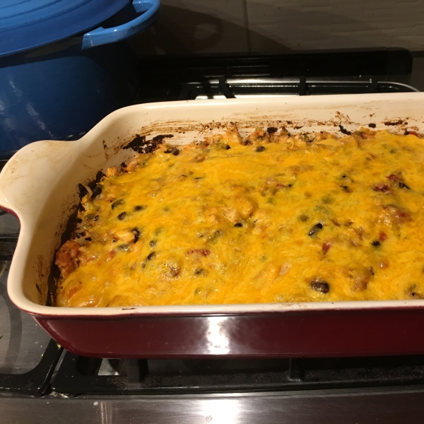 Mexican Beef and Rice Casserole