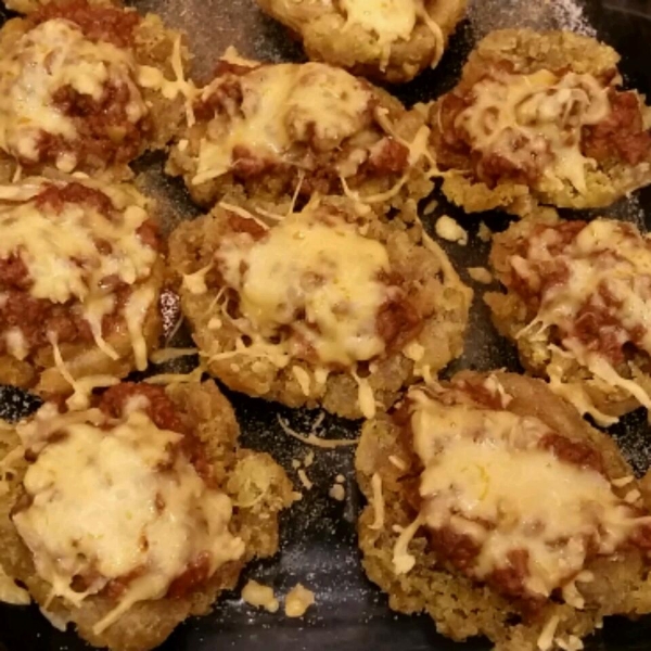 Tostones Rellenos (Stuffed Plantain Cups)