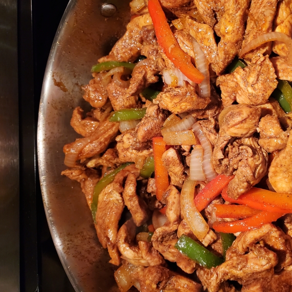 Cast Iron Chicken Fajitas