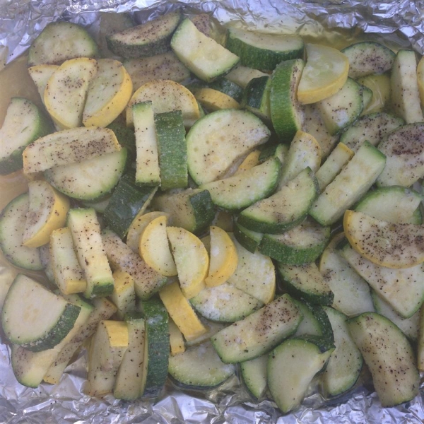 Grilled Zucchini and Squash