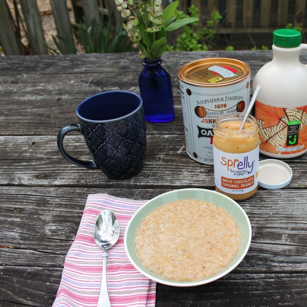 Peanut Butter and Maple Oatmeal