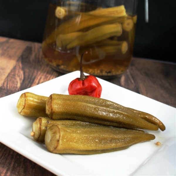 Aunt Lillian's Pickled Okra