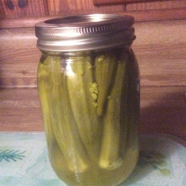 Aunt Lillian's Pickled Okra