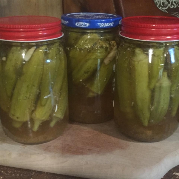 Aunt Lillian's Pickled Okra