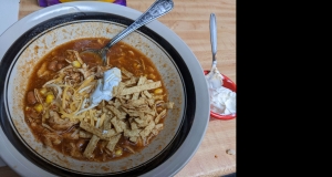 Chicken Enchilada Slow Cooker Soup