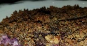 Blueberry Pie with Flax and Almonds