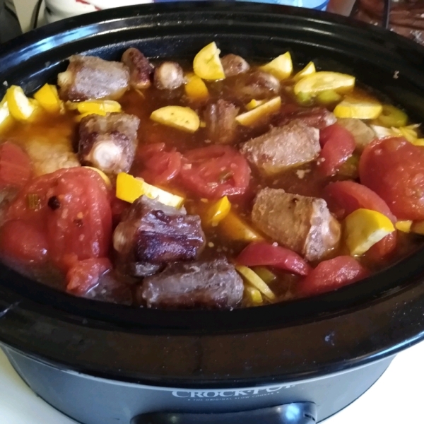 Slow Cooker Oxtail Stew