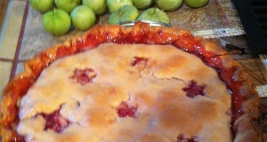 Lisa's Tomatillo and Strawberry Pie
