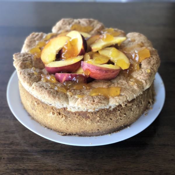 Peach Cobbler Cheesecake