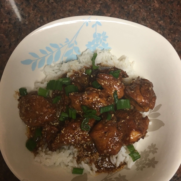 Healthier Honey Sesame Chicken