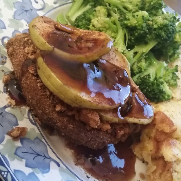 Graham Crusted Pork Chops