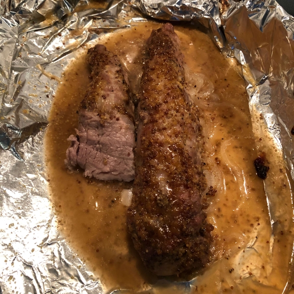 Brown Sugar and Mustard Pork Tenderloin