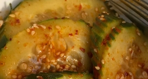 Mom's Spicy Cucumber Kimchee
