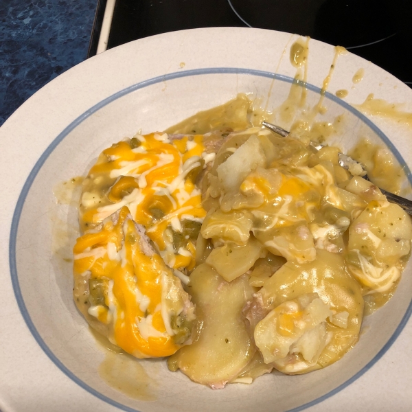 Cheesy Pork Chop Casserole