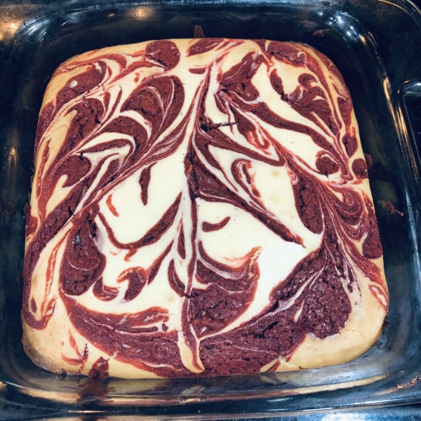 Red Velvet Cheesecake Swirl Brownies