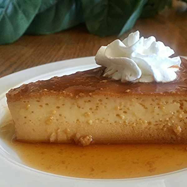 Super Easy Cream Cheese Flan