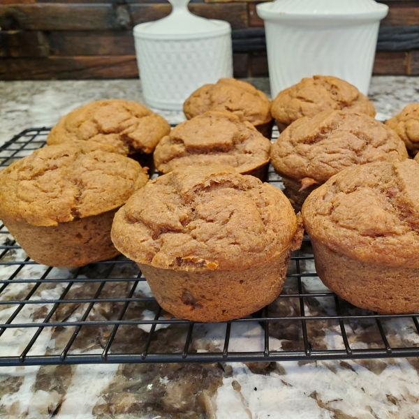 Healthy Strawberry Banana Muffins