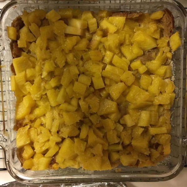 Mom's Pineapple Bread Pudding