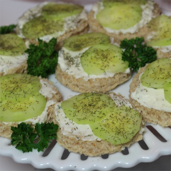 Summer Time Cucumber Sandwiches