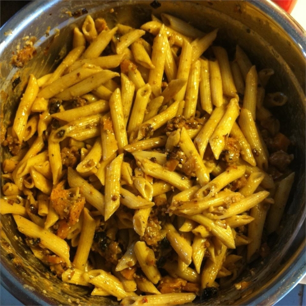 Pasta with Roasted Butternut Squash and Sage