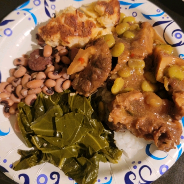 Jamaican Oxtail with Broad Beans