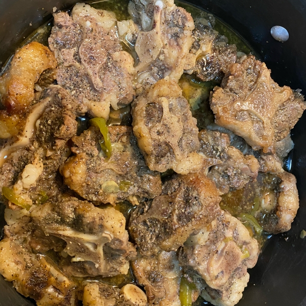 Jamaican Oxtail with Broad Beans