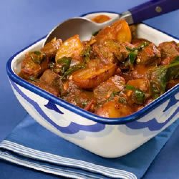 Beef Caldo with Spinach