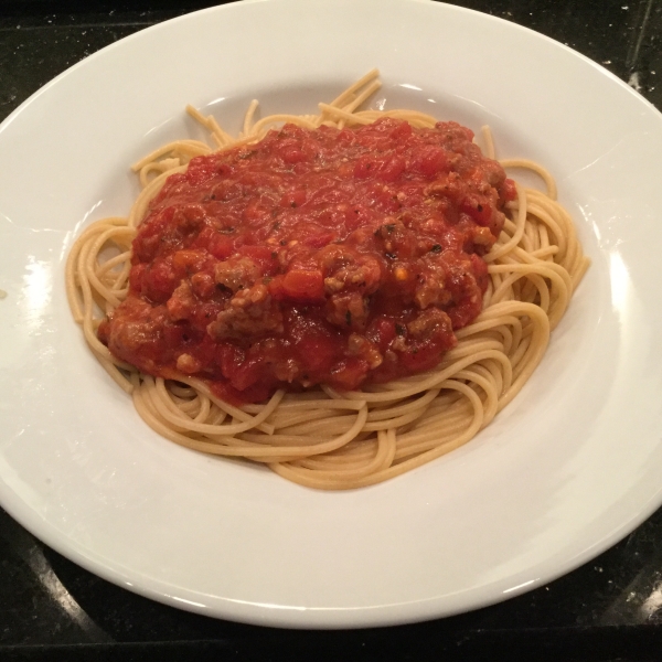 Meat-Lover's Slow Cooker Spaghetti Sauce