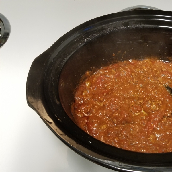 Meat-Lover's Slow Cooker Spaghetti Sauce