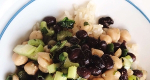 Herbed Rice and Spicy Black Bean Salad