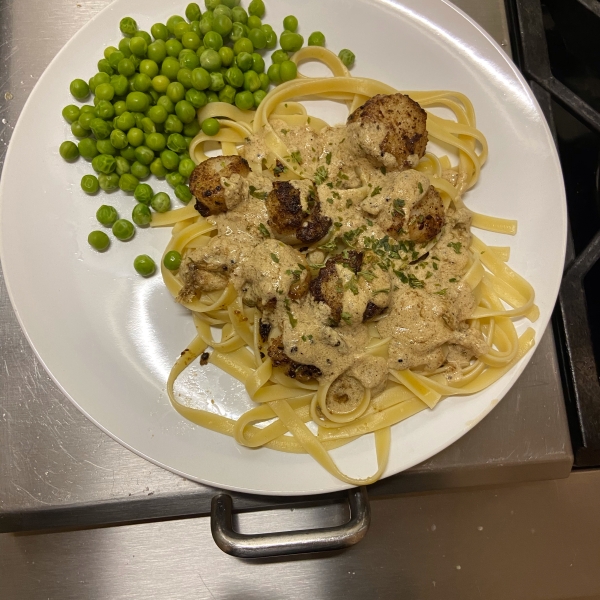 Pan Fried Halibut Steak with Light Green Sauce