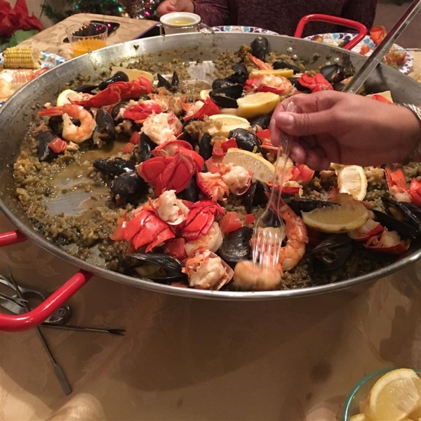 Saffron-Scented Lobster Paella
