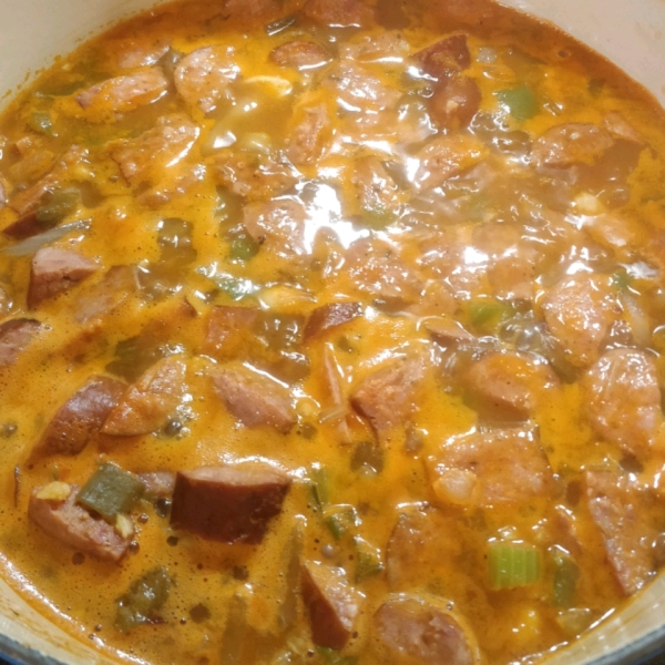 Diet-Friendly Chicken And Sausage Gumbo