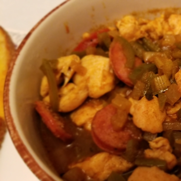 Diet-Friendly Chicken And Sausage Gumbo