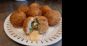 Deep-Fried California Roll Rice Balls