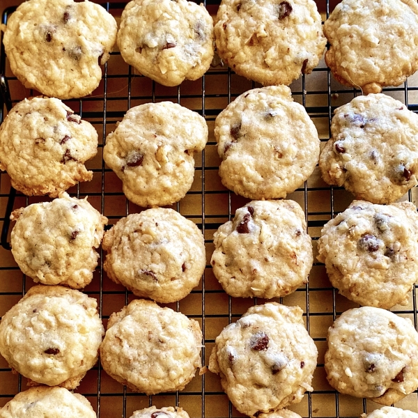 Chocolate Chip-Coconut Cookies