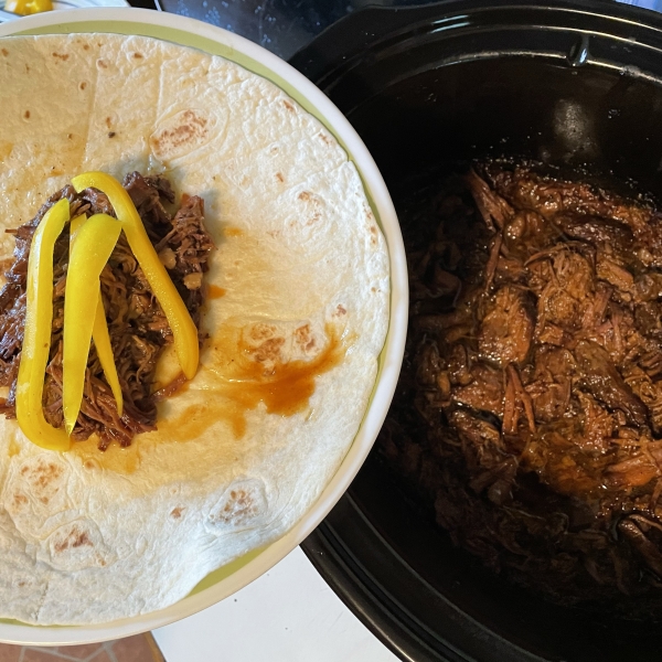 Simple Slow-Cooked Korean Beef Soft Tacos