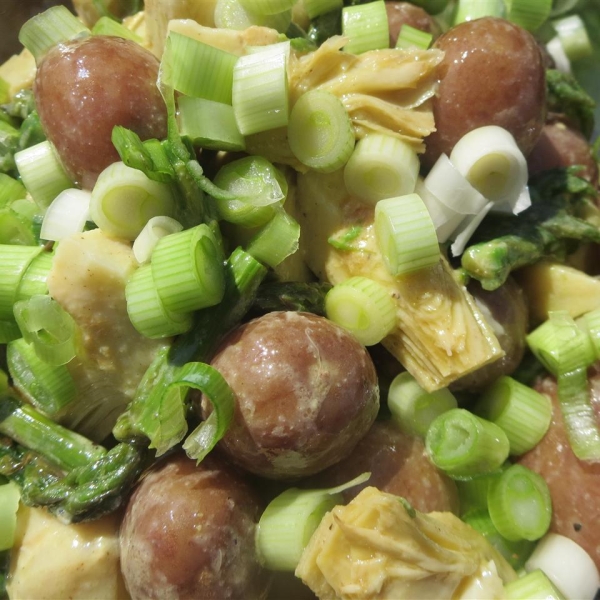Red Potato, Asparagus, and Artichoke Salad