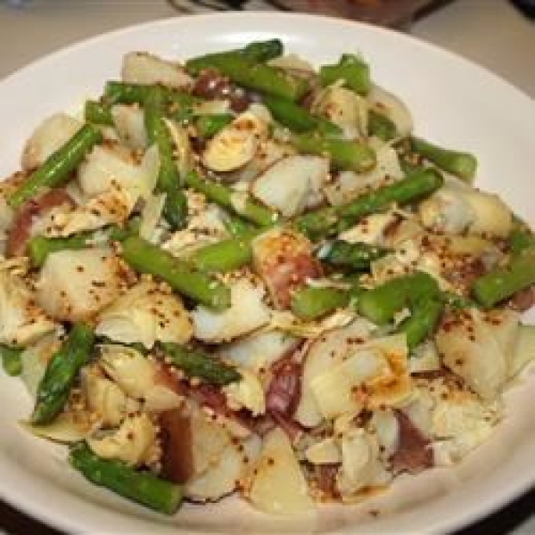 Red Potato, Asparagus, and Artichoke Salad