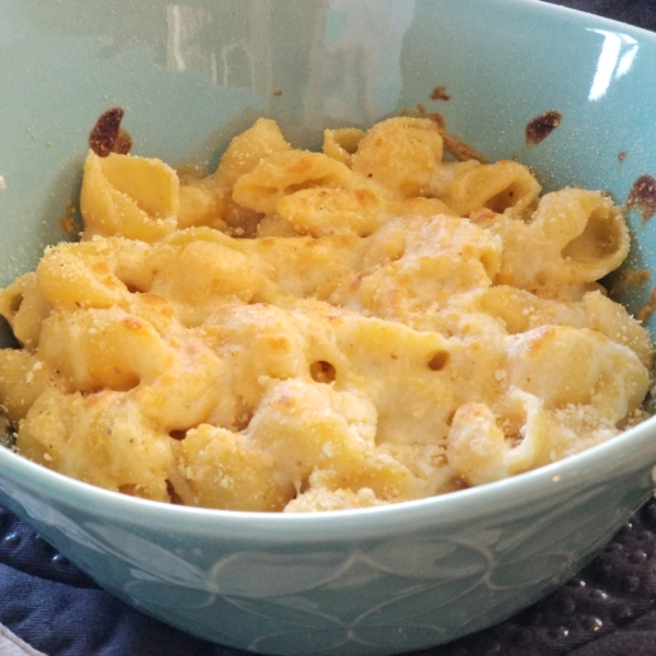 Baked Mac and Cheese for One