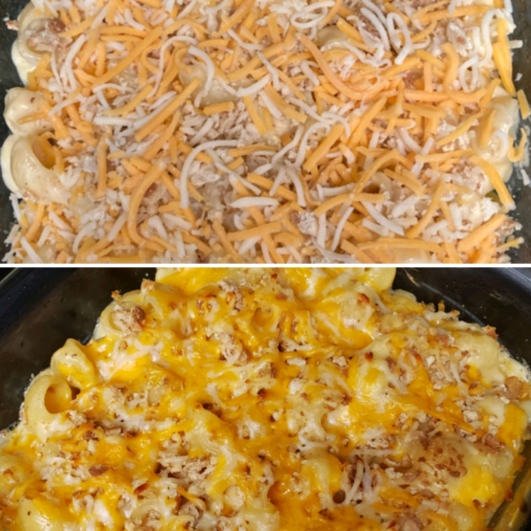 Baked Mac and Cheese for One