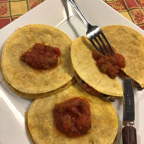 Vegan Black Bean Quesadillas