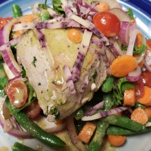 Pan Seared Tuna with Citrus-Herb Vinaigrette