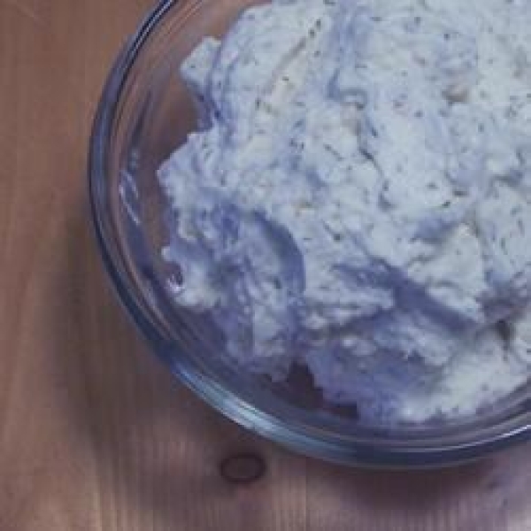 Dill, Feta and Garlic Cream Cheese Spread