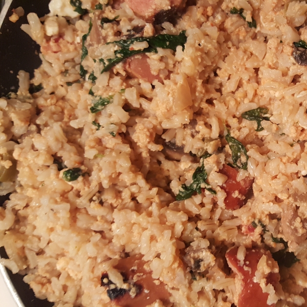 Brown Rice Skillet Breakfast