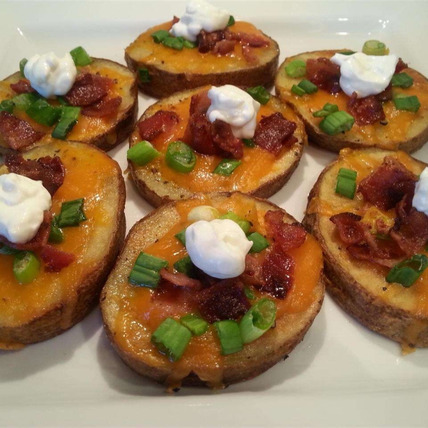 Cheese and Bacon Potato Rounds